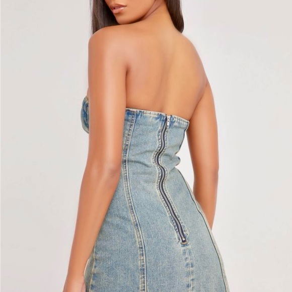 Denim dress, size XS, new w/ tags - Picture 3 of 4